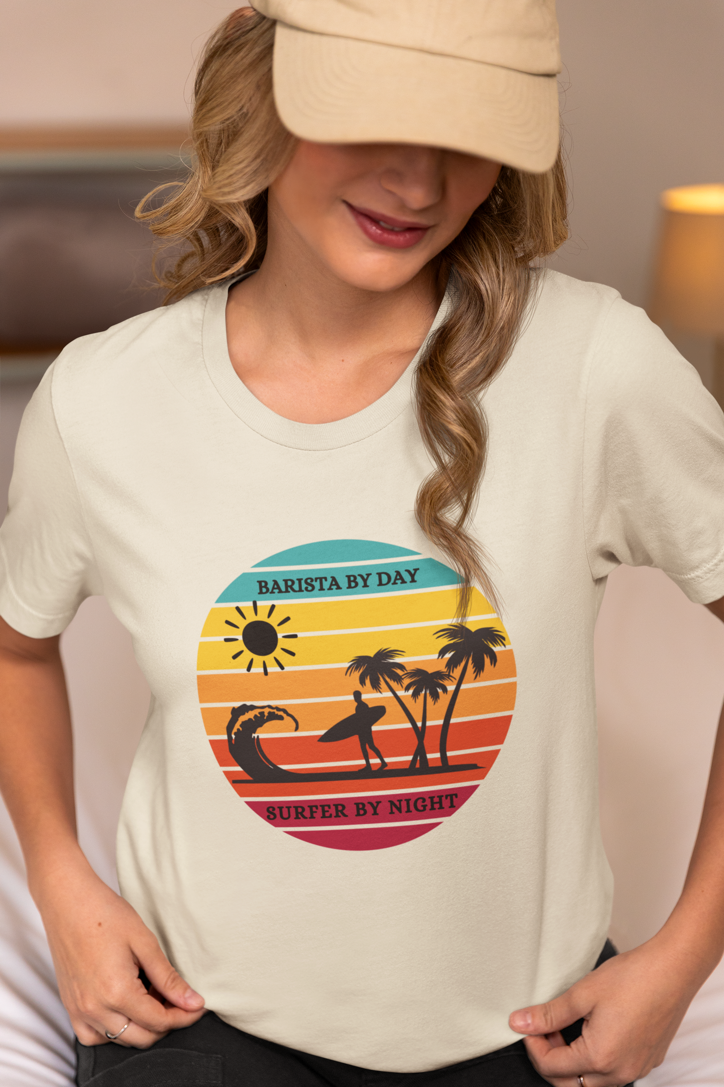 Women's Barista By Day Surfer By Night Shirt