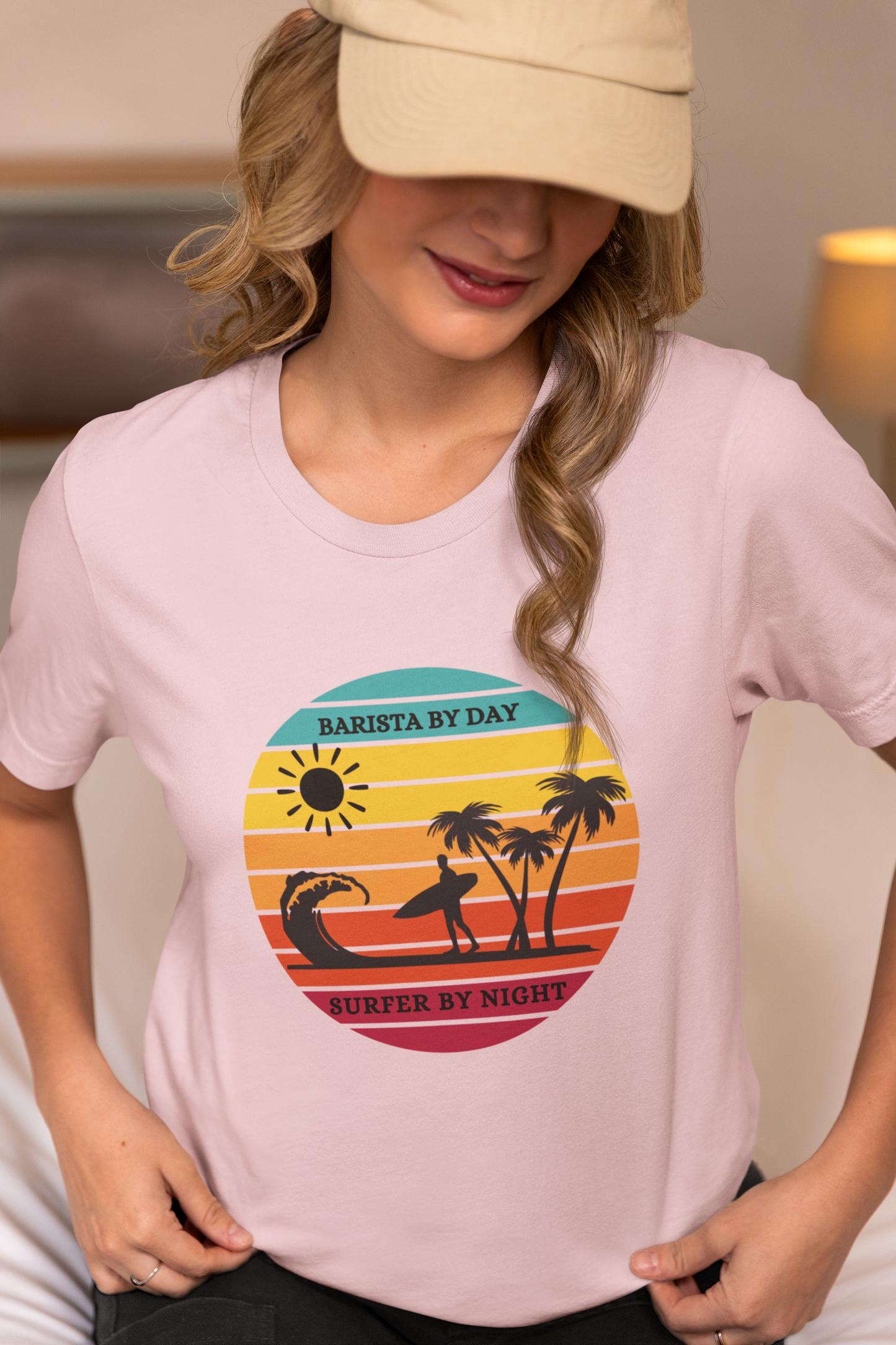 Women's Barista By Day Surfer By Night Shirt