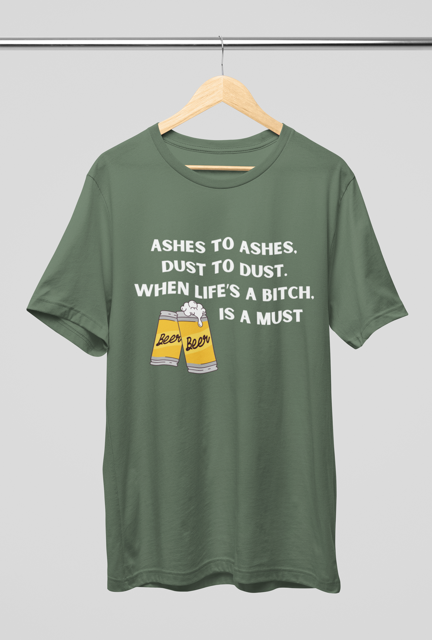 Men's Beer Must Drinking Shirt