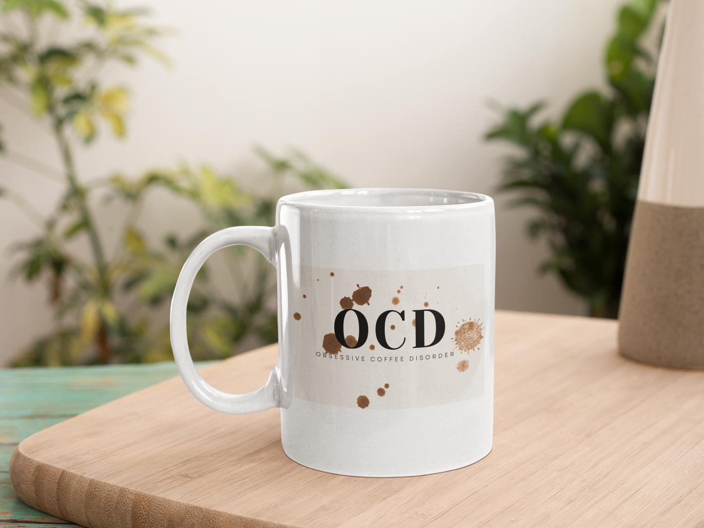 White OCD Coffee Mug