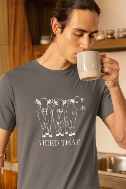 Mens Herd That Cow Shirt