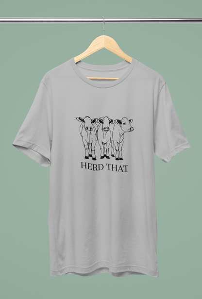 Mens Herd That Cow Shirt