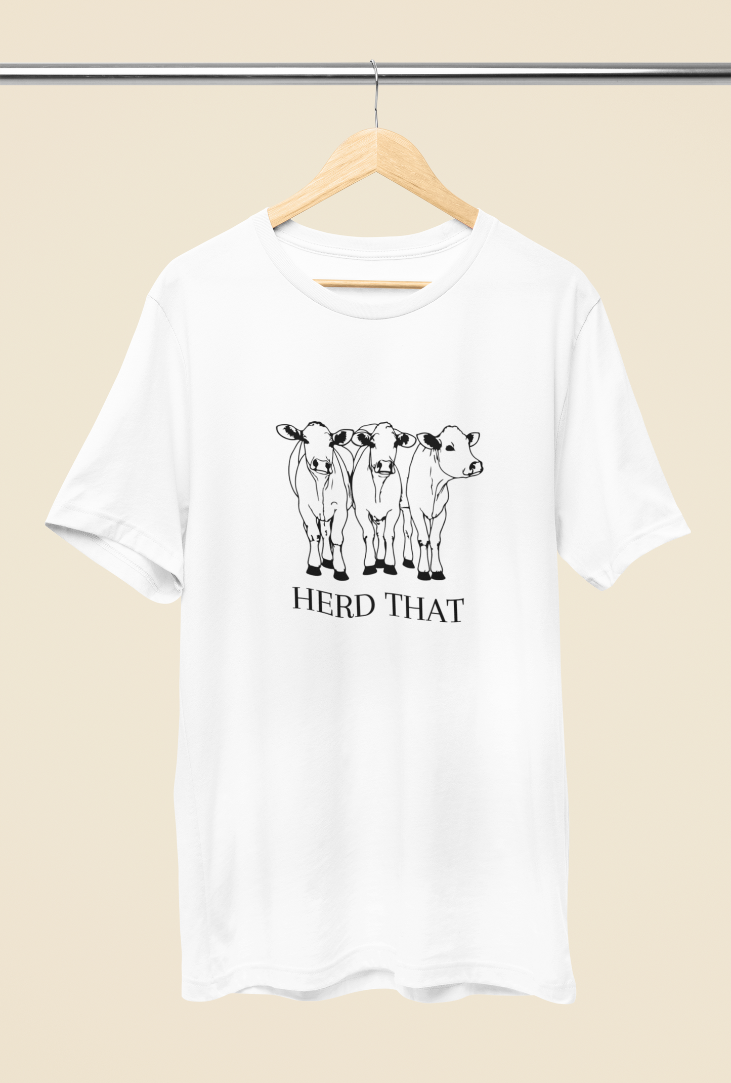 Mens Herd That Cow Shirt