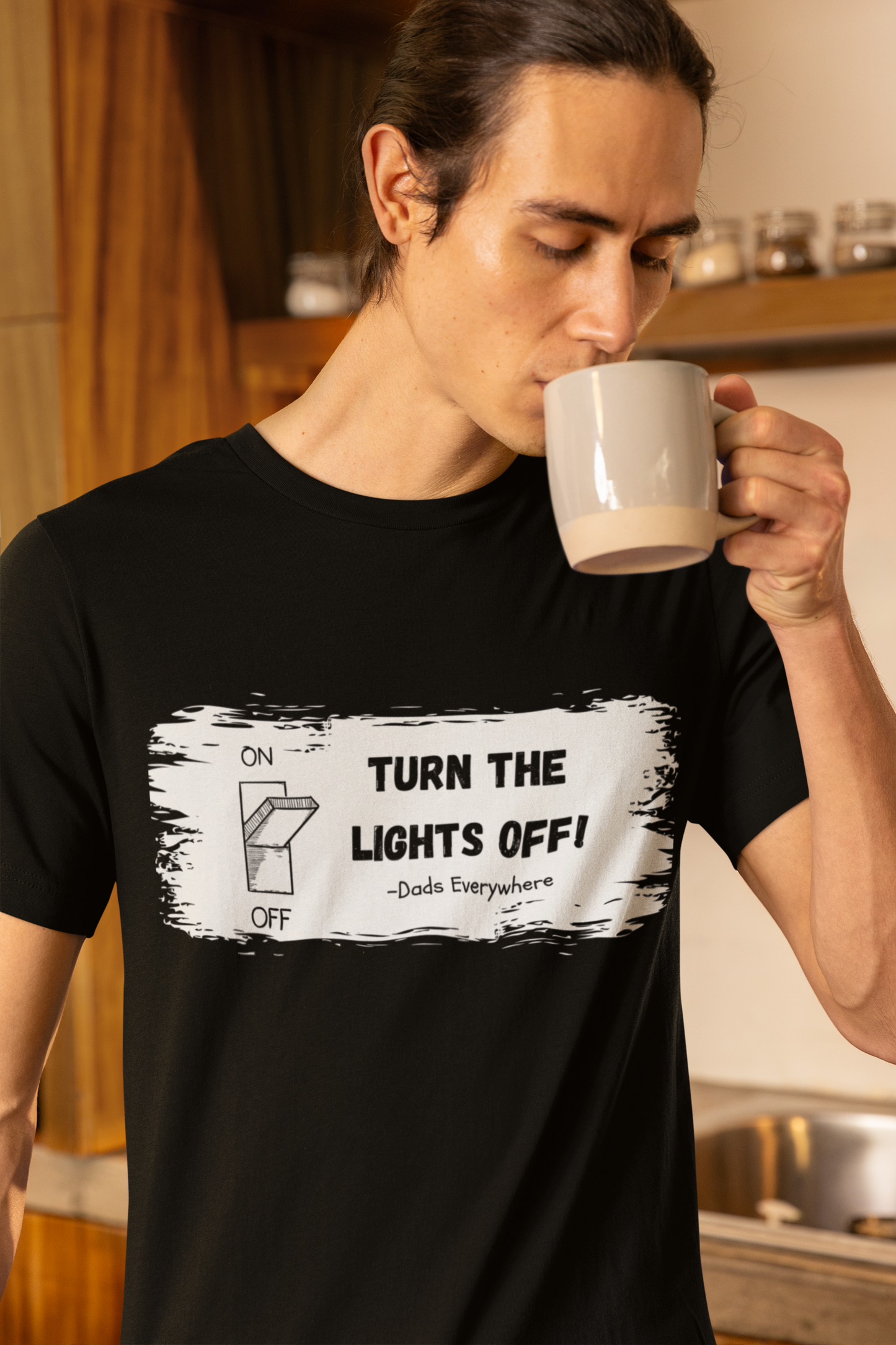 Turn the Lights Off Vintage Dad Shirt