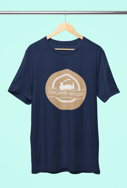 Men's Chopping Wood and Drinking Beer Shirt